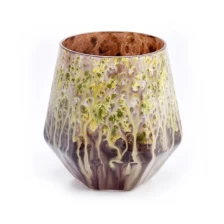 中国 artistic effect glass candle jars for home decor wedding 制造商