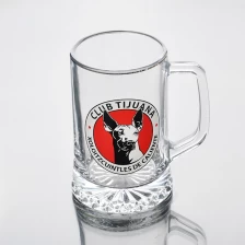porcelana vaso de cerveza con etiqueta fabricante