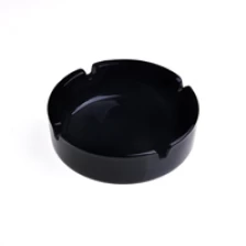 中国 黑色透明玻璃烟灰缸 制造商