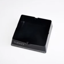 China black square clear glass ashtray manufacturer