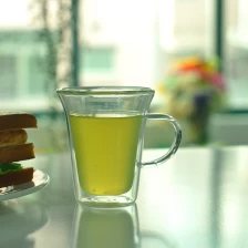 China Borosilikat-Doppelwand Trinkwasser Tee, Kaffee Bierschale Hersteller