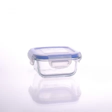 China borosilicate glass container with lid manufacturer