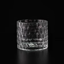 中国 Clear Embossed Glass Candle Jar Manufacturer メーカー