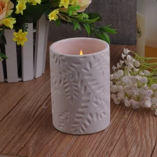 China ceramic candle holders white candle holders manufacturer