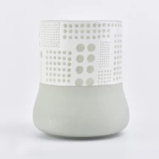 porcelana Vela de cerámica frascos fabricantes 6oz 8oz titulares únicos tealight al por mayor fabricante