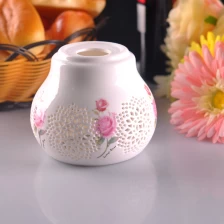 China made in China branco jarra de vela cerâmica fabricante