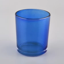China classic size 10oz spraying color glass candle jars manufacturer