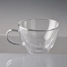 China clear double wall coffee glass manufacturer