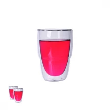 China clear double wall glass tea cups manufacturer