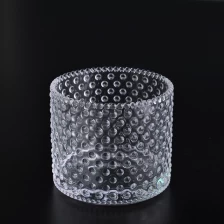 China clear glass candle container manufacturer