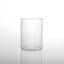 Cina clear glass candle cup produttore