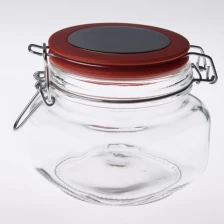 China clear glass cnady jar fabricante