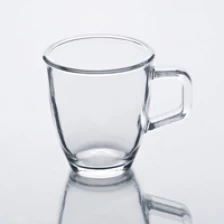 China clear copo de café de vidro com 370ml fabricante