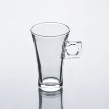 China clear glass mugs with handles manufacturer