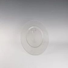China clear glass platter manufacturer