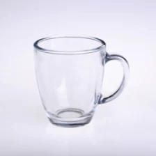 China clear glass water mug with 260ml manufacturer