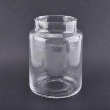 China clear hand made glass candle holders wholesaler manufacturer