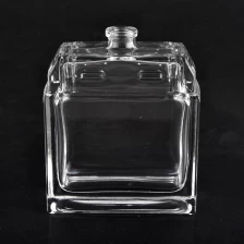 China clear oblate rectangular glass perfume bottle 100ml with spray dropper manufacturer