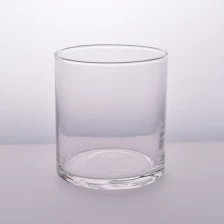 中国 Sunny Glasswareの丸い真っ直ぐなガラスキャンドルホルダー メーカー