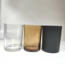 China colored glass jars for candle making 11 oz manufacturer