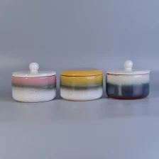 porcelana Tarro al por mayor de cerámica colorida fabricante