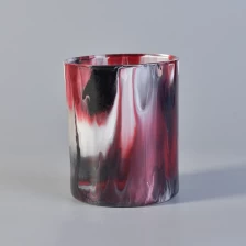China Castiçal de vidro colorido pintado à mão feito à mão fabricante