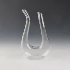 中国 曲がった透明なガラスデカンタ メーカー