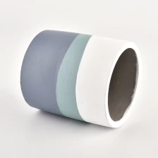 porcelana Arte personalizado pintura de cemento vela de recipiente fabricante
