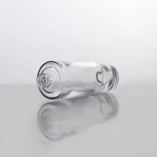 China botol minyak wangi kosong yang berbentuk silinder jelas rekabentuk klasik pengilang