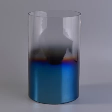 porcelana candelero de vidrio iridiscente de cilindro fabricante