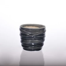 China cinza escuro cerâmica castiçal fabricante