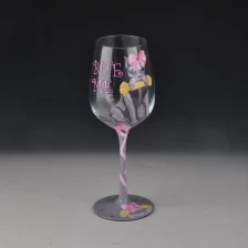 Chine chien avec os peint martini verre fabricant