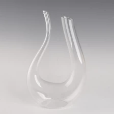 Cina doppia bocca vetro trasparente decanter produttore