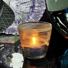 porcelana polvo nube taza de vela de cristal fabricante