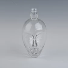 China bentuk muka botol wain kaca pengilang