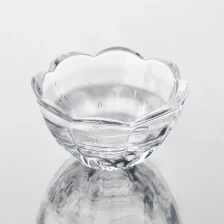 China flower shape glass bowl manufacturer