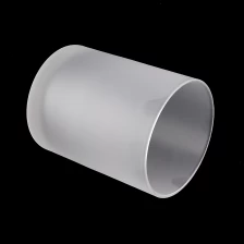 China frosted glass jars with laser logo manufacturer