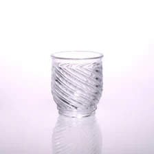 China glass candle holder with 306ml manufacturer