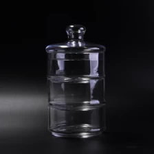 中国 可拆卸的玻璃蜡烛罐存储罐多用 制造商