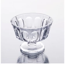 China Glas Eis / dessertcup mit prägt Muster Hersteller