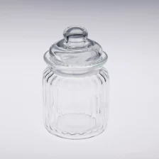 China Glas Einmachglas mit Metalldeckel Hersteller