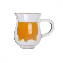 porcelana vidrio taza de leche con mango fabricante