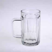 China glass mug for beer manufacturer