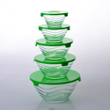 porcelana recipiente de almacenamiento de vidrio fabricante