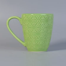 Cina tazza in ceramica verde produttore