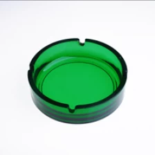 中国 绿色透明玻璃烟灰缸 制造商