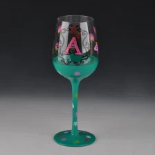 China green color painted martini glass manufacturer
