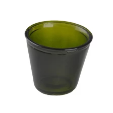 China grünes Glas Kerze Glas Hersteller