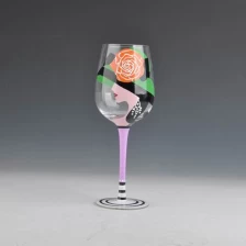 porcelana Copa de martini a mano Copa de Cóctel pintura vidrio vino fabricante