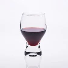 Chiny handmade red wine glass producent